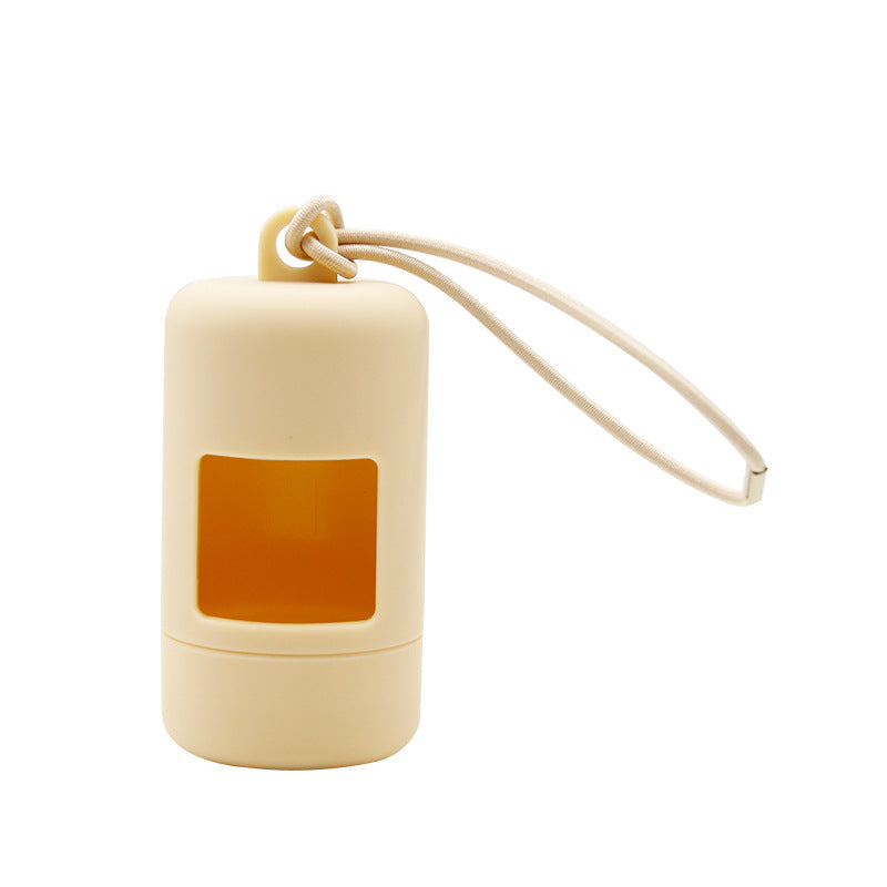 Portable PVC Poop Bag Dispenser Dog Waste Bag Holder